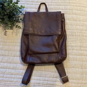 Latico Sabrina Slouchy Backpack in Maroon